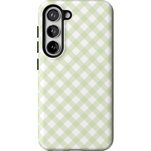 image:imageCasely Galaxy S23 Plus Case  Amalfi Aperitivo  Dolce Vita  Essential Slim DualLayer Protective DesignMint Lattice  Sunday Best