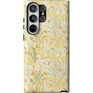 image:imageCasely Galaxy S23 Ultra Case  Fit Check  Neutral Checkerboard  Essential Slim DualLayer Protective DesignBoho Blooms  Golden Floral