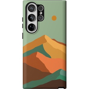 image:imageCasely Galaxy S23 Ultra Case  Fit Check  Neutral Checkerboard  Essential Slim DualLayer Protective DesignEndless Peaks  Colorblock Mountain