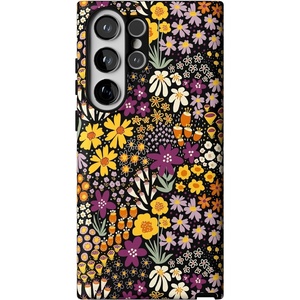 image:imageCasely Galaxy S23 Ultra Case  Fit Check  Neutral Checkerboard  Essential Slim DualLayer Protective DesignFalling for You  Plum Floral