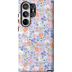 image:imageCasely Galaxy S23 Ultra Case  Fit Check  Neutral Checkerboard  Essential Slim DualLayer Protective DesignPoppy Meadows  Pastel Floral