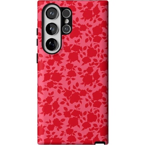 image:imageCasely Galaxy S23 Ultra Case  Fit Check  Neutral Checkerboard  Essential Slim DualLayer Protective DesignRose Garden  Red Aesthetic