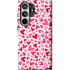 image:imageCasely Galaxy S23 Ultra Case  Fit Check  Neutral Checkerboard  Essential Slim DualLayer Protective DesignXOXO  Candy Hearts