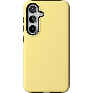 image:imageCasely Galaxy S24 Case  Pura Vida  Coastal Checkers  Essential Slim DualLayer Protective DesignButter Me Up  Butter Yellow