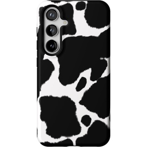 image:imageCasely Galaxy S24 Case  Pura Vida  Coastal Checkers  Essential Slim DualLayer Protective DesignCurrent MOOd  Cow Print