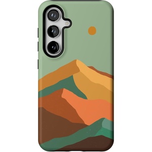 image:imageCasely Galaxy S24 Case  Pura Vida  Coastal Checkers  Essential Slim DualLayer Protective DesignEndless Peaks  Colorblock Mountain