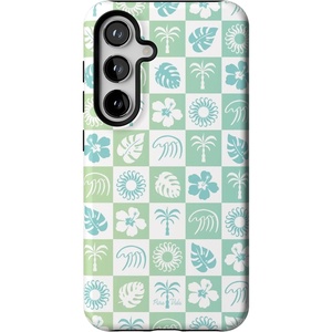 image:imageCasely Galaxy S24 Case  Pura Vida  Coastal Checkers  Essential Slim DualLayer Protective DesignPura Vida  Coastal Checkers