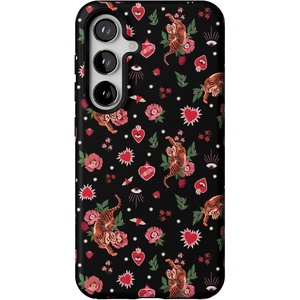 image:imageCasely Galaxy S24 Case  Pura Vida  Coastal Checkers  Essential Slim DualLayer Protective DesignWild at Heart  Tiger