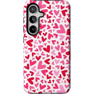 image:imageCasely Galaxy S24 Case  Pura Vida  Coastal Checkers  Essential Slim DualLayer Protective DesignXOXO  Candy Hearts