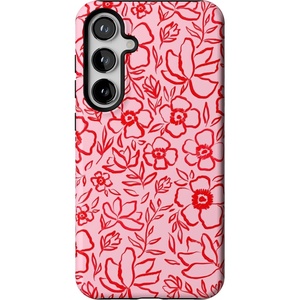 image:imageCasely Galaxy S24 Plus Case  The Boyfriend Collection  Slate Blue  Essential Slim DualLayer Protective DesignBlush Garden  Floral Doodle