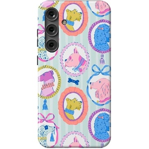 image:imageCasely Galaxy S24 Plus Case  The Boyfriend Collection  Slate Blue  Essential Slim DualLayer Protective DesignChateau Pups  French Dog