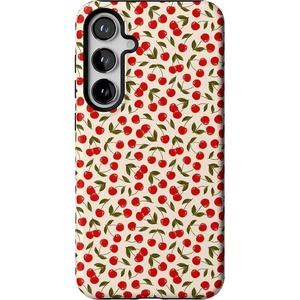 image:imageCasely Galaxy S24 Plus Case  The Boyfriend Collection  Slate Blue  Essential Slim DualLayer Protective DesignCherry on Top  Red Cherries