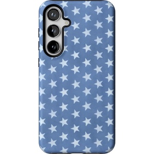 image:imageCasely Galaxy S24 Plus Case  The Boyfriend Collection  Slate Blue  Essential Slim DualLayer Protective DesignCoastal Blues  Denim Stars