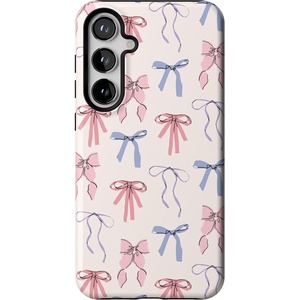 image:imageCasely Galaxy S24 Plus Case  The Boyfriend Collection  Slate Blue  Essential Slim DualLayer Protective DesignCoquette Girlie  Pastel Bows