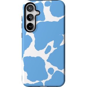 image:imageCasely Galaxy S24 Plus Case  The Boyfriend Collection  Slate Blue  Essential Slim DualLayer Protective DesignCurrent MOOd  Light Blue Cow Print