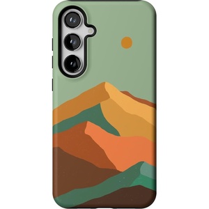 image:imageCasely Galaxy S24 Plus Case  The Boyfriend Collection  Slate Blue  Essential Slim DualLayer Protective DesignEndless Peaks  Colorblock Mountain