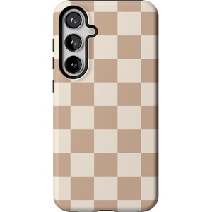 image:imageCasely Galaxy S24 Plus Case  The Boyfriend Collection  Slate Blue  Essential Slim DualLayer Protective DesignFit Check  Neutral Checkerboard