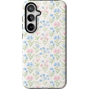 image:imageCasely Galaxy S24 Plus Case  The Boyfriend Collection  Slate Blue  Essential Slim DualLayer Protective DesignPastel Garden  Sunday Best