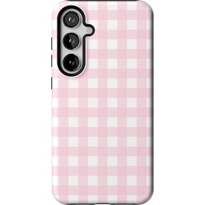 image:imageCasely Galaxy S24 Plus Case  The Boyfriend Collection  Slate Blue  Essential Slim DualLayer Protective DesignPink Plaid  Sunday Best