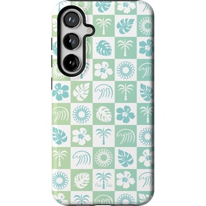 image:imageCasely Galaxy S24 Plus Case  The Boyfriend Collection  Slate Blue  Essential Slim DualLayer Protective DesignPura Vida  Coastal Checkers