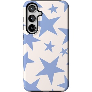 image:imageCasely Galaxy S24 Plus Case  The Boyfriend Collection  Slate Blue  Essential Slim DualLayer Protective DesignStars Align  Blue  White Stars