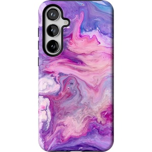 image:imageCasely Galaxy S24 Plus Case  The Boyfriend Collection  Slate Blue  Essential Slim DualLayer Protective DesignTie Dying Over You  Purple Marble
