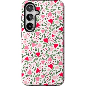 image:imageCasely Galaxy S24 Plus Case  The Boyfriend Collection  Slate Blue  Essential Slim DualLayer Protective DesignVines of Love  Floral Heart