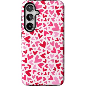 image:imageCasely Galaxy S24 Plus Case  The Boyfriend Collection  Slate Blue  Essential Slim DualLayer Protective DesignXOXO  Candy Hearts