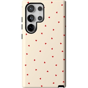 image:imageCasely Galaxy S24 Ultra Case  Ride The Wave  Pastel Rainbow Lined  Essential Slim DualLayer Protective DesignBe Mine  Tiny Hearts