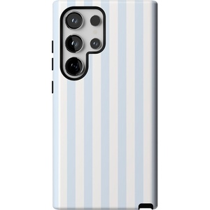 image:imageCasely Galaxy S24 Ultra Case  Ride The Wave  Pastel Rainbow Lined  Essential Slim DualLayer Protective DesignBlue Stripes  Sunday Best