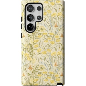 image:imageCasely Galaxy S24 Ultra Case  Ride The Wave  Pastel Rainbow Lined  Essential Slim DualLayer Protective DesignBoho Blooms  Golden Floral