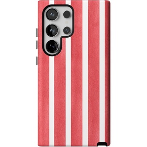 image:imageCasely Galaxy S24 Ultra Case  Ride The Wave  Pastel Rainbow Lined  Essential Slim DualLayer Protective DesignEast Coast Summer  Red Stripes