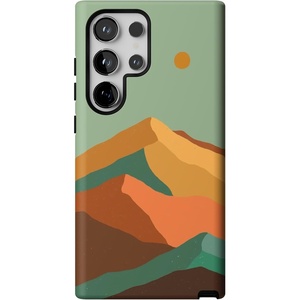image:imageCasely Galaxy S24 Ultra Case  Ride The Wave  Pastel Rainbow Lined  Essential Slim DualLayer Protective DesignEndless Peaks  Colorblock Mountain