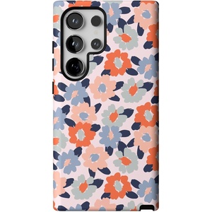 image:imageCasely Galaxy S24 Ultra Case  Ride The Wave  Pastel Rainbow Lined  Essential Slim DualLayer Protective DesignField of Flowers  Pastel Floral