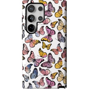 image:imageCasely Galaxy S24 Ultra Case  Ride The Wave  Pastel Rainbow Lined  Essential Slim DualLayer Protective DesignFree Spirit  Rainbow Butterfly