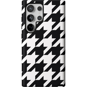 image:imageCasely Galaxy S24 Ultra Case  Ride The Wave  Pastel Rainbow Lined  Essential Slim DualLayer Protective DesignHoundstooth  High Contrast Design