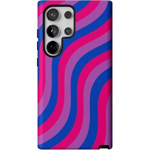 image:imageCasely Galaxy S24 Ultra Case  Ride The Wave  Pastel Rainbow Lined  Essential Slim DualLayer Protective DesignLove Wins  Pride