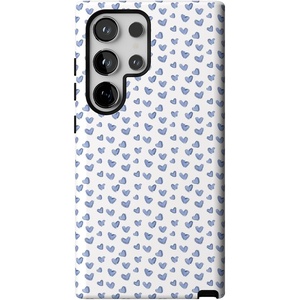 image:imageCasely Galaxy S24 Ultra Case  Ride The Wave  Pastel Rainbow Lined  Essential Slim DualLayer Protective DesignLovebug  Blue Hearts