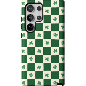 image:imageCasely Galaxy S24 Ultra Case  Ride The Wave  Pastel Rainbow Lined  Essential Slim DualLayer Protective DesignLucky You  Shamrock