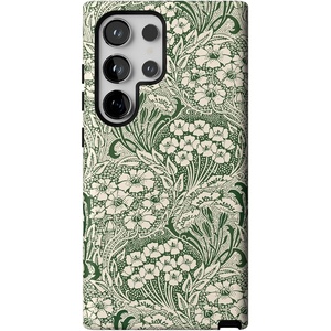image:imageCasely Galaxy S24 Ultra Case  Ride The Wave  Pastel Rainbow Lined  Essential Slim DualLayer Protective DesignMystic Meadow  Green Gardens