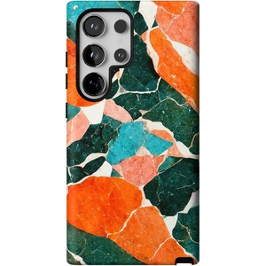 image:imageCasely Galaxy S24 Ultra Case  Ride The Wave  Pastel Rainbow Lined  Essential Slim DualLayer Protective DesignOf Quartz  Sculpted Marble