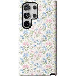 image:imageCasely Galaxy S24 Ultra Case  Ride The Wave  Pastel Rainbow Lined  Essential Slim DualLayer Protective DesignPastel Garden  Sunday Best