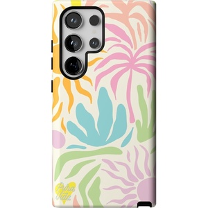 image:imageCasely Galaxy S24 Ultra Case  Ride The Wave  Pastel Rainbow Lined  Essential Slim DualLayer Protective DesignPura Vida  Oasis