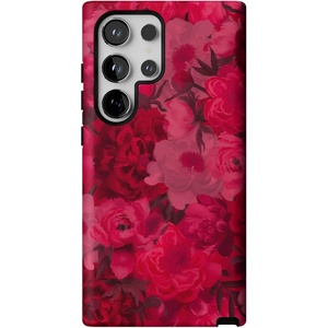 image:imageCasely Galaxy S24 Ultra Case  Ride The Wave  Pastel Rainbow Lined  Essential Slim DualLayer Protective DesignRomance Novel  Moody Floral