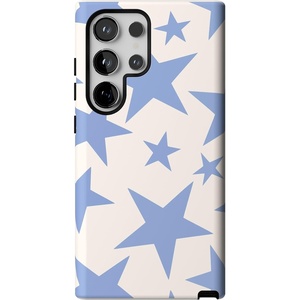 image:imageCasely Galaxy S24 Ultra Case  Ride The Wave  Pastel Rainbow Lined  Essential Slim DualLayer Protective DesignStars Align  Blue  White Stars