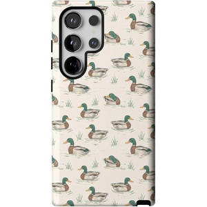 image:imageCasely Galaxy S24 Ultra Case  Ride The Wave  Pastel Rainbow Lined  Essential Slim DualLayer Protective DesignThe Boyfriend Collection  Mallard  Co