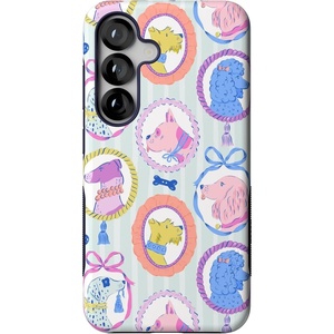 image:imageCasely Galaxy S25 Case  Pura Vida  Coastal Checkers  Bold Protective Design  Compatible with MagSafeChateau Pups  French Dog