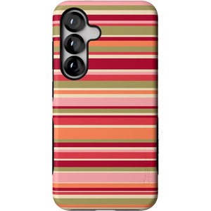 image:imageCasely Galaxy S25 Case  Pura Vida  Coastal Checkers  Bold Protective Design  Compatible with MagSafeCitrus Stripes  Poolside Print