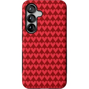 image:imageCasely Galaxy S25 Case  Pura Vida  Coastal Checkers  Bold Protective Design  Compatible with MagSafeCrazy in Love  Red Hearts