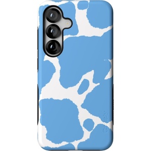 image:imageCasely Galaxy S25 Case  Pura Vida  Coastal Checkers  Bold Protective Design  Compatible with MagSafeCurrent MOOd  Light Blue Cow Print